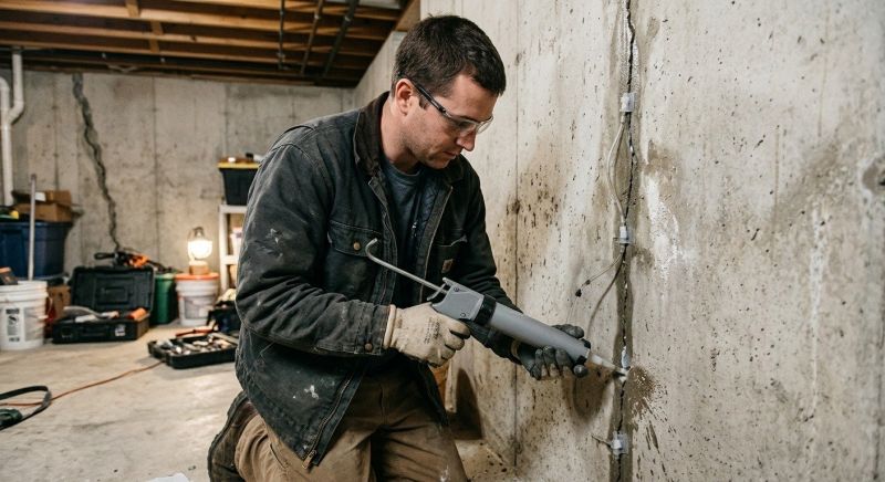 Basement Crack Repair in Wayne County, MI
