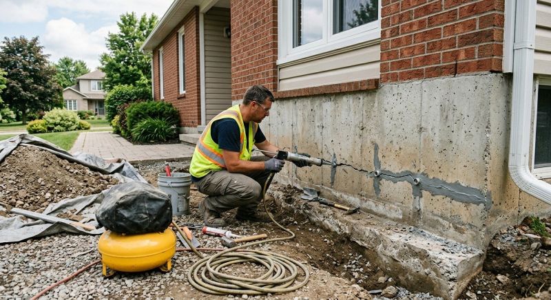 Basement Foundation Repair in Hazel Park, MI