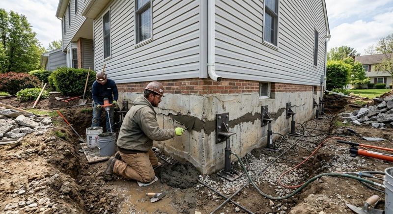 Basement Foundation Repair in Wayne County, MI