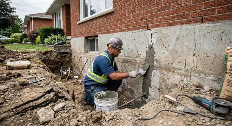 Basement Foundation Repair in Romulus, MI