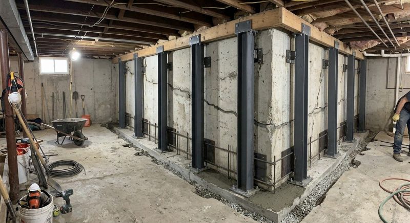 Basement Stabilization in Wayne County, MI