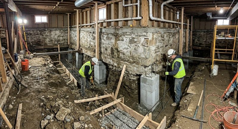 Basement Underpinning in Wayne County, MI