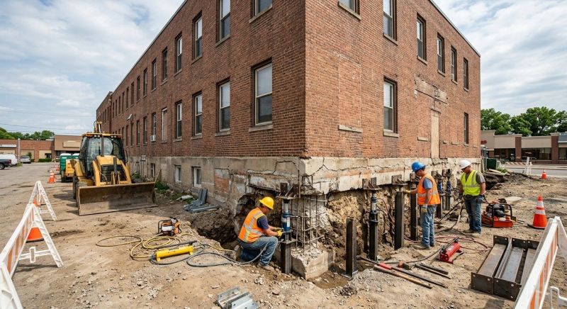 Commercial Foundation Repair in Wayne County, MI