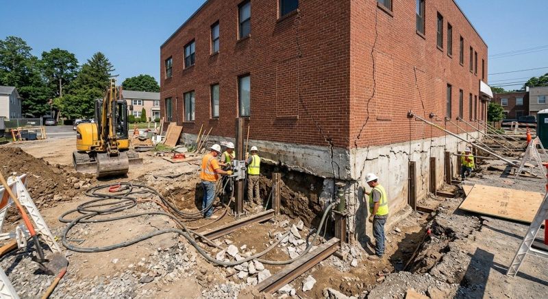 Commercial Foundation Repair in Wayne County, MI