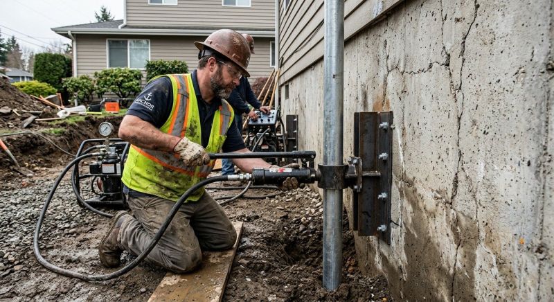 Concrete Foundation Leveling in Waterford, MI