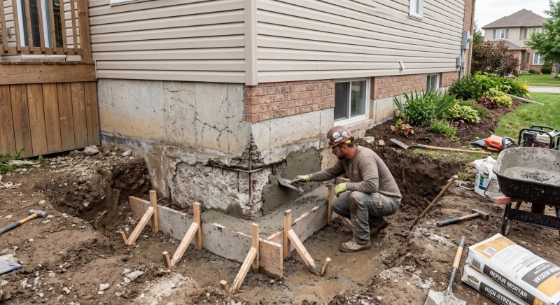Concrete Foundation Repair in Clinton Township, MI