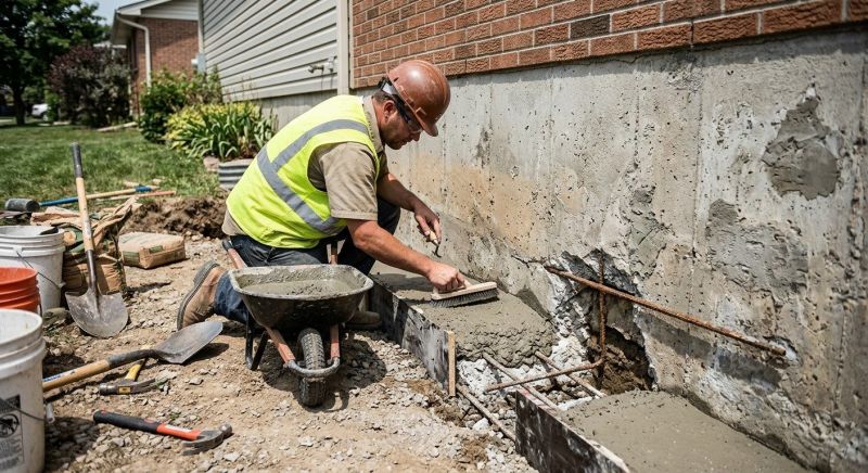 Concrete Foundation Repair in Farmington, MI