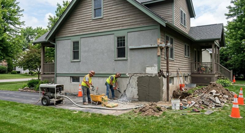 Concrete Foundation Repair in Huntington Woods, MI