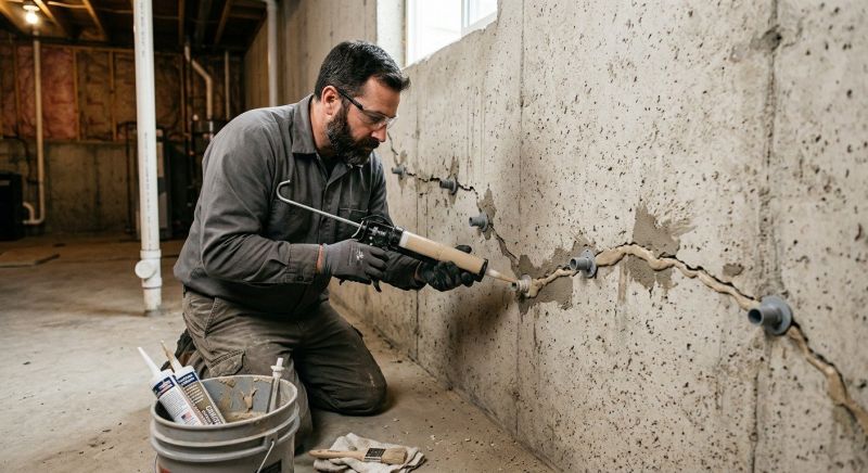 Cracked Foundation Repair in Birmingham, MI