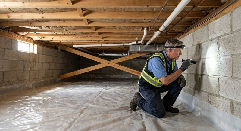 Crawl Space Leveling in Wayne County, MI