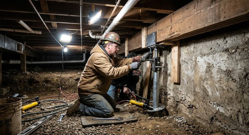 Crawlspace Foundation Repair in Fraser, MI