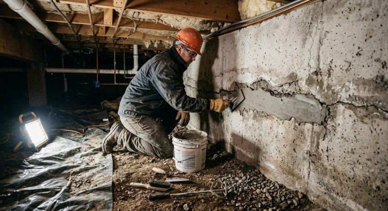 Crawlspace Foundation Repair in Huntington Woods, MI