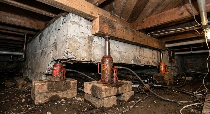 Foundation Jacking in Algonac, MI
