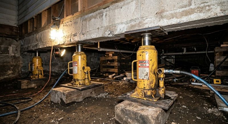Foundation Jacking in Franklin, MI