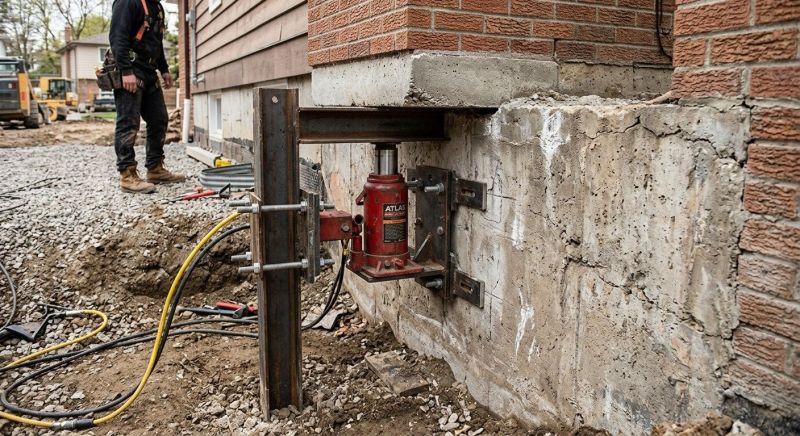Foundation Jacking in Fraser, MI