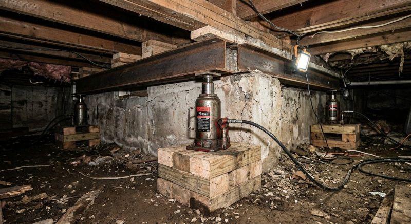 Foundation Jacking in Keego Harbor, MI