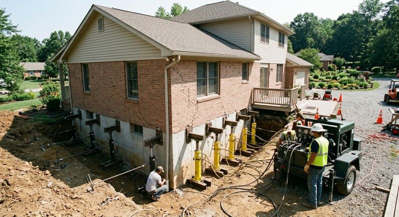 Foundation Jacking in Livonia, MI