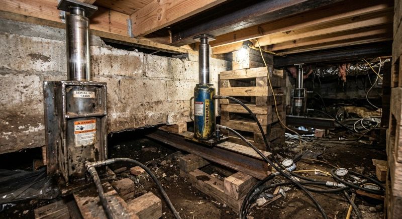 Foundation Jacking in Madison Heights, MI