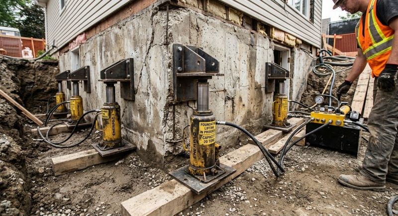 Foundation Jacking in Mount Clemens, MI