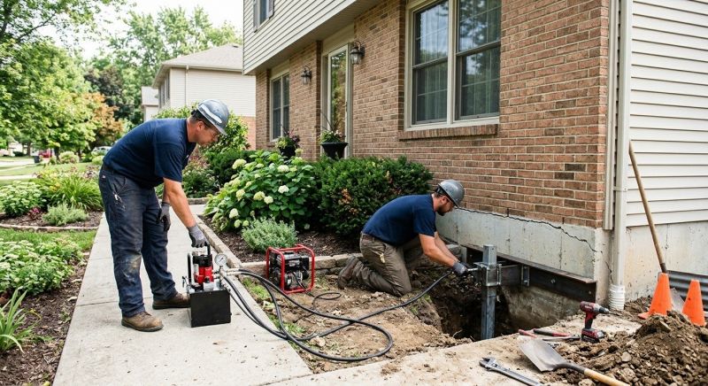 Foundation Jacking in Mount Clemens, MI