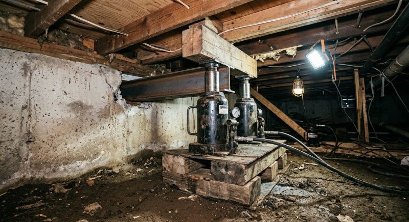Foundation Jacking in New Baltimore, MI