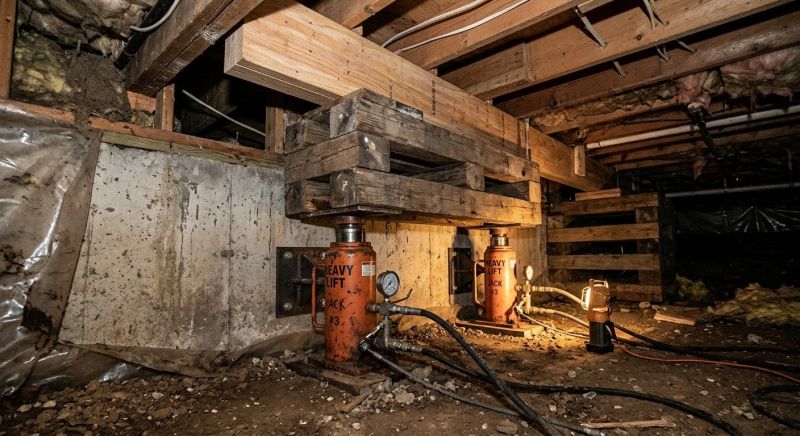 Foundation Jacking in Pontiac, MI