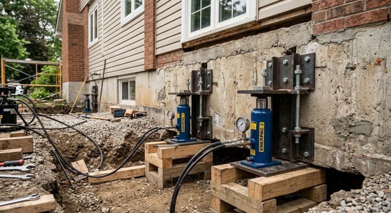 Foundation Jacking in Pontiac, MI