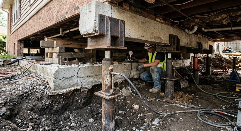 Foundation Lifting in Grosse Ile, MI