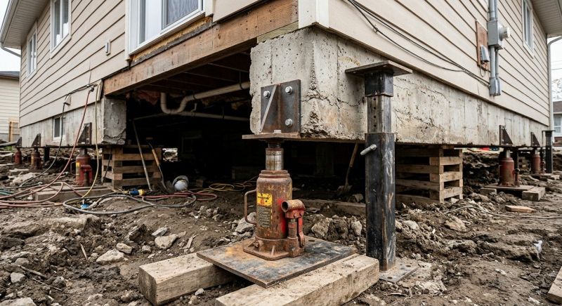 Foundation Lifting in Troy, MI