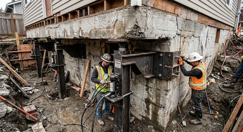 Foundation Lifting in Washington, MI