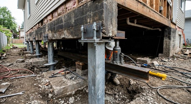 Foundation Raising in Harrison Township, MI