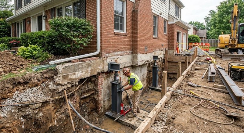 Foundation Raising in Harrison Township, MI