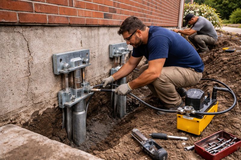 Foundation Repair in Fraser, MI