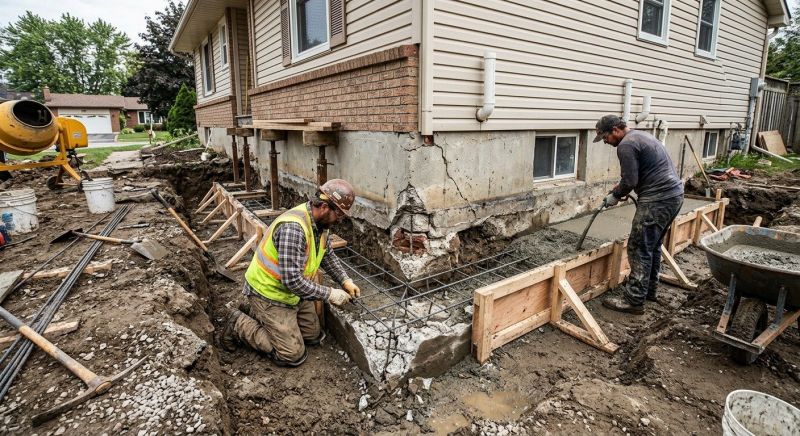Foundation Repair in Harrison Township, MI