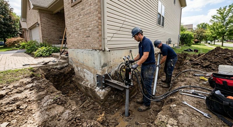 Foundation Settlement Repair in Wayne County, MI