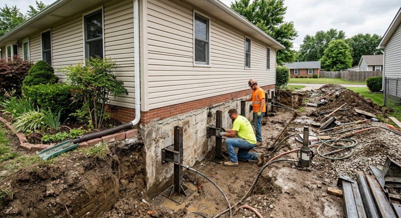 Foundation Stabilizing in Dearborn, MI