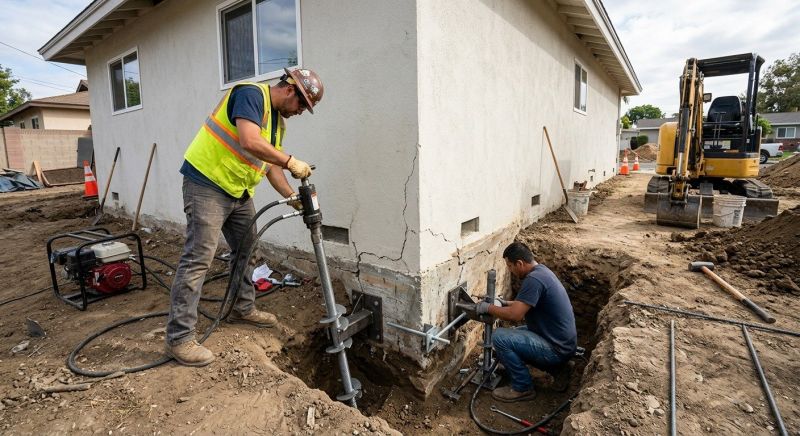 Foundation Stabilizing in Dearborn, MI