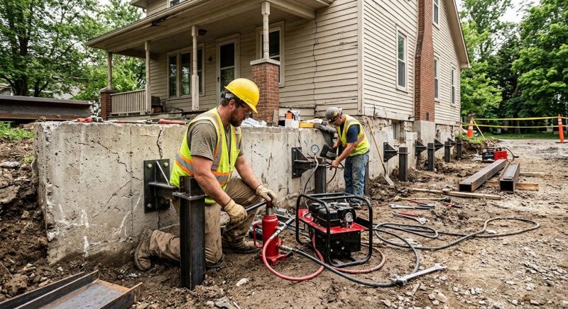 Foundation Stabilizing in Detroit, MI