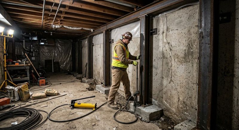 Foundation Stabilizing in Detroit, MI