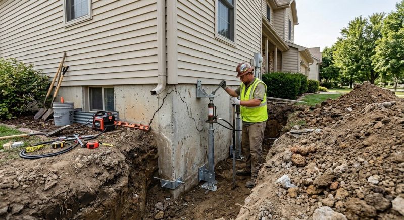 Foundation Stabilizing in Grosse Pointe, MI