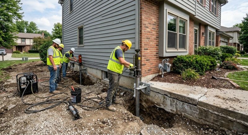 Foundation Stabilizing in Lincoln Park, MI