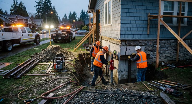 Foundation Stabilizing in Redford, MI
