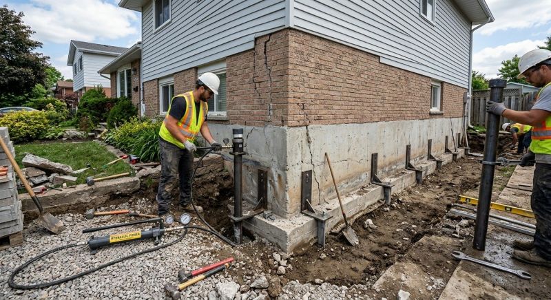 Foundation Stabilizing in Romulus, MI