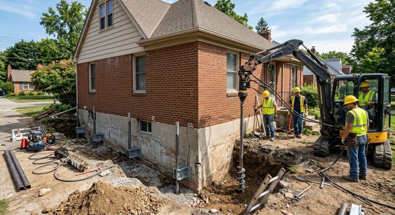 Foundation Stabilizing in Romulus, MI