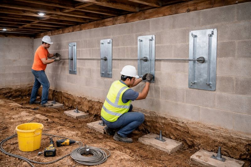 Foundation Stabilizing in Royal Oak, MI