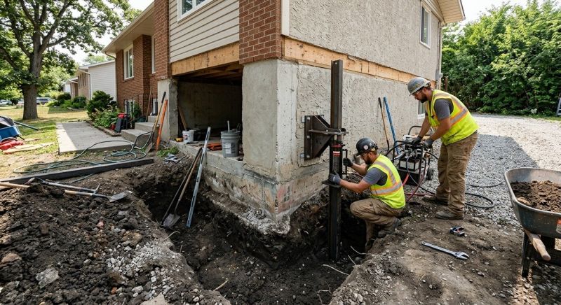 Foundation Structural Repair in Novi, MI