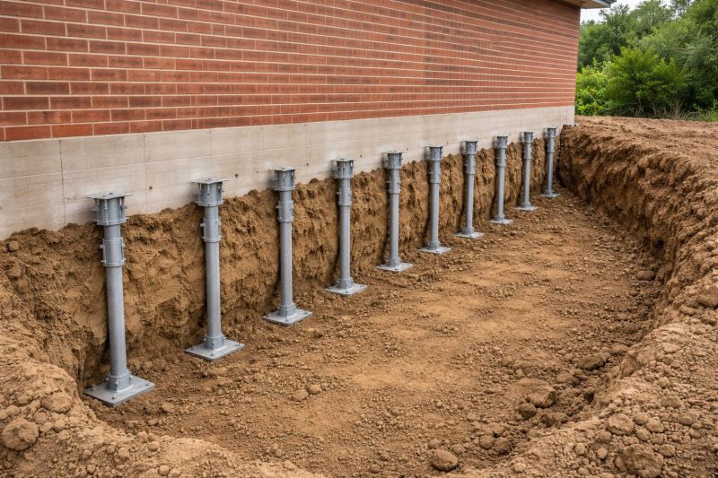 Helical Piers Installation in Wayne County, MI