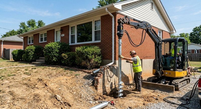 Helical Pile Installation in Wayne County, MI