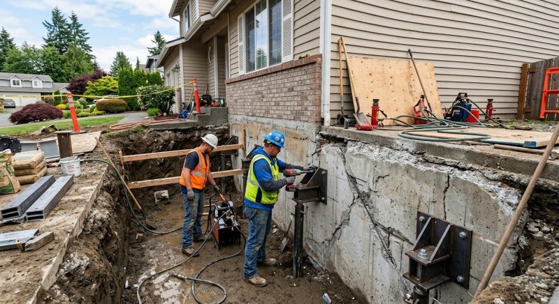 Home Foundation Repair in Wayne County, MI