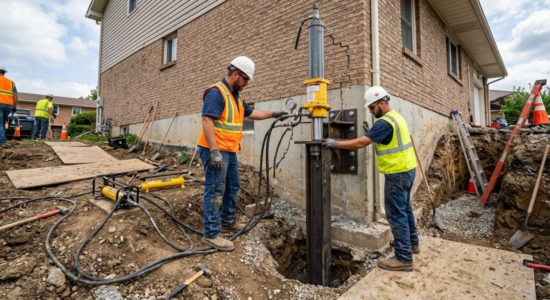 Settling Foundation Service in New Baltimore, MI